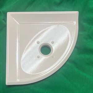 Elegant Cream Corner Soap Holder